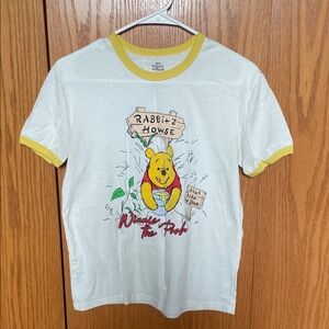 Disney Winnie the Pooh Kids T-Shirt - White and Yellow